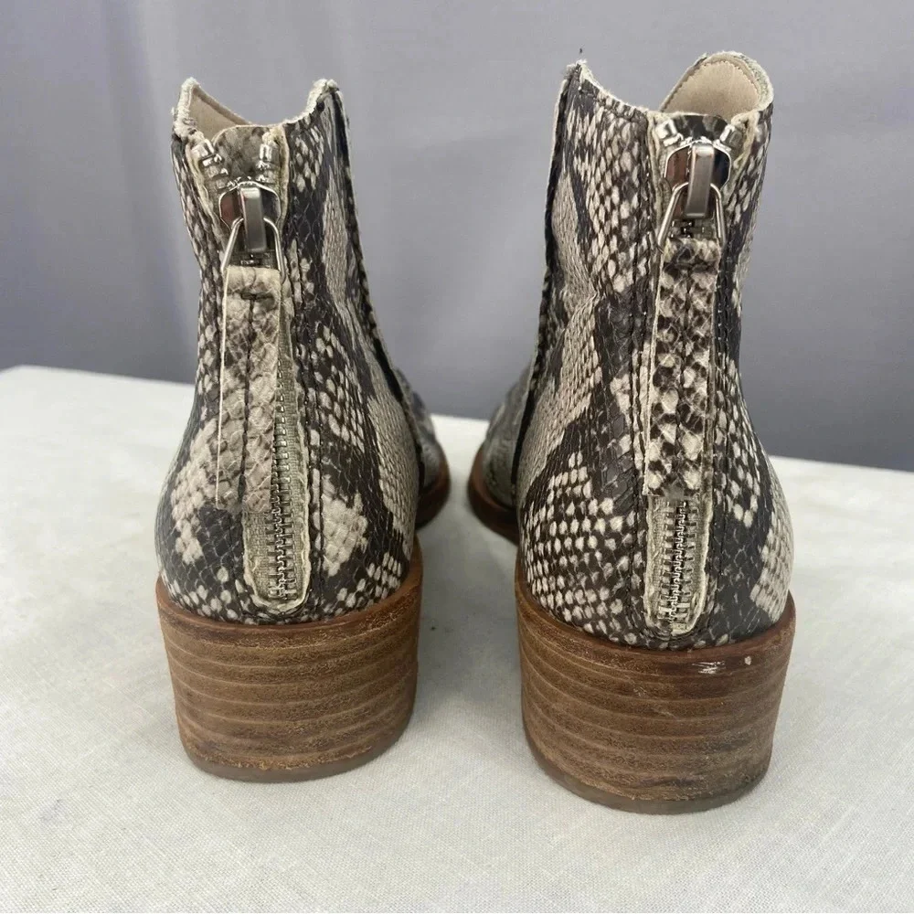 Dolce Vita Tavin Ankle‎ Bootie in Snakeskin Reptile Size 8